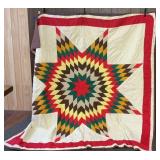 VINTAGE SIGN TEXAS STAR QUILT