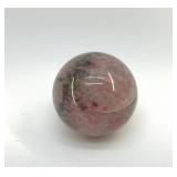 NATURAL RHODONITE SPHERE 2"