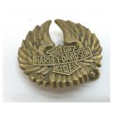 HARLEY DAVIDSON, BRASS BELT BUCKLE 2.5"