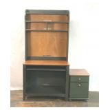RIVERSIDE COMPUTER DESK WITH PRINTER TABLE