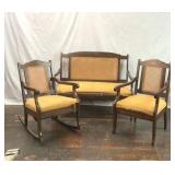 1940ï¿½s SETTEE, ROCKER, SIDE CHAIR