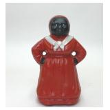 CAST IRON BLACK AMERICANA AUNT JEMIMA COIN BANK