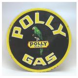 VTG METAL POLY GAS SIGN