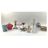 ASSORTED ANTIQUE GLASSWARE