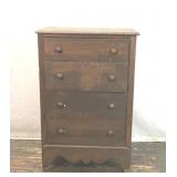 ANTIQUE FOUR DRAWER CHEST