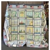 AMERICA THE BEAUTIFUL PATCHWORK QUILT