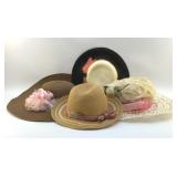 LADIES, STRAW HATS