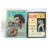 1997 PAIR OF METAL ELVIS SIGNS