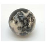 BLACK FLOWER AGATE SPHERE 2.5"