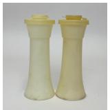 VTG TUPPERWARE HOURGLASS SALT PEPPER SHAKERS