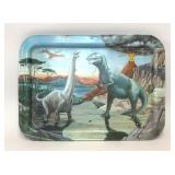 1987 MARSH ALLAN METAL DINOSAUR TV TRAY
