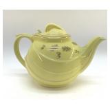 1940S HALL, CHINA "PARADE" YELLOW TEAPOT