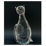 ARTE ï¿½80 MURANO ART GLASS CAT 8"