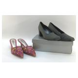 2 PAIRS OF WOMENS SHOES