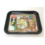 1990 METAL COCA-COLA THROUGH THE YEARS TRAY