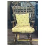 VTG WINDSOR STYLE WOODEN ROCKING CHAIR