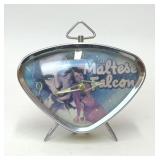 VTG THE MALTESE FALCON TRIANGULAR ALARM CLOCK