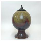 VTG OUTDOOR TIKI TORCH POTTERY OIL LAMP