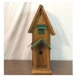 LARGE HANDMADE WOODEN BIRDHOUSE