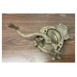 ANTIQUE CAST IRON BLACK HAWK CRANK CORN SHELLER