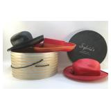 LADIES HATS IN A HATBOX