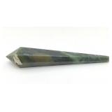 MOSS AGATE CRYSTAL WAND 8"