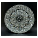 DEVILED EGG PLATE, DUNCAN MILLER PATTERN GLASS