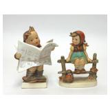 2 GOEBEL HUMMEL PORCELAIN FIGURINES