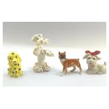 1940ï¿½s CERAMIC DOGGY FIGURINES