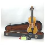 STRADIVARIUS COPY 1/4 SIZE VIOLIN WITH BOW & CASE