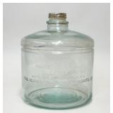 ANTIQUE CLEVELAND GLASS KEROSENE STOVE FUEL JUG