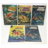 5 ASSORTED MAGNUS ROBOT FIGHTER COMICS