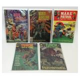 5 ASSORTED MYSTERY WAR CREATURE COMICS