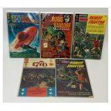 5 ASSORTED GOLD KEY SPACE ALIEN COMICS