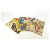 6 ASSORTED VINTAGE COMICS MILITARY WESTERN