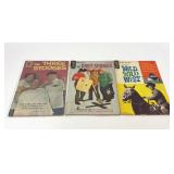 3 THREE STOOGES AND WILD WEST COMICS