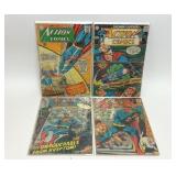 4 ASSORTED DC ACTION COMICS