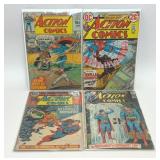 4 ASSORTED DC ACTION COMICS
