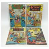 4 ASSORTED DC ACTION COMICS