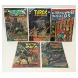 5 ASSORTED WHITMAN GOLD KEY COMICS