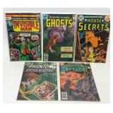 5 ASSORTED COMICS GHOST MYSTERY SECRETS