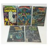 5 ASSORTED COMICS CHALLENGERS GHOST STORIES