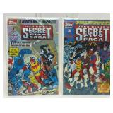TOPPS COMICS JACK KIRBYï¿½S SECRET CITY SAGA #1 #2