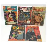 5 ASSORTED, SUPERHERO, SPY, CARTOON COMICS