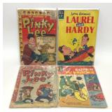 4 ASSORTED VINTAGE COMICS PINKY LEE OTHERS
