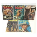 5 ASSORTED DELL COMICS WESTERNS