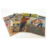 4 ASSORTED VINTAGE COMICS CLASSICS ILLUSTRATED