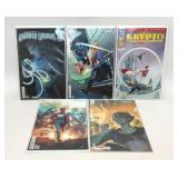 5 ASSORTED SUPERHERO MODERN DC COMICS