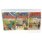 ARCHIE SERIES ARCHIE COMICS #206#220#227