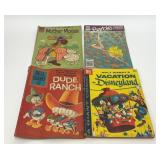 4 ASSORTED VINTAGE CARTOON COMICS